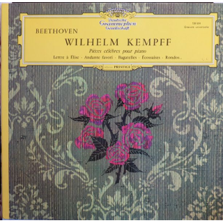 Disque 33 Tours Beethoven Wilhem Kempff pièces célèbres pour piano