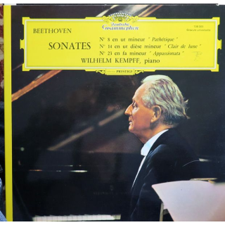 Disque 33 Tours Beethoven Sonates n° 8, 14 et 23 Wilhem Kempff au piano