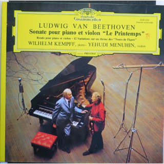 Disque 33 Tours Ludwig van Beethoven Sonate pour piano et violon Le Printemps