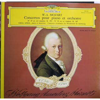 Disque 33 Tours W. A. Mozart Concertos pour piano et orchestre n° 17 et 21 Geza Anda piano