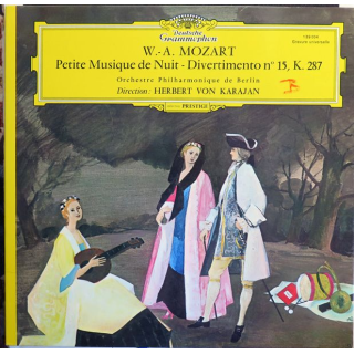 Disque 33 Tours W. A. Mozart Petite musique de nuit Divertimento n° 15 Herbert von Karajan