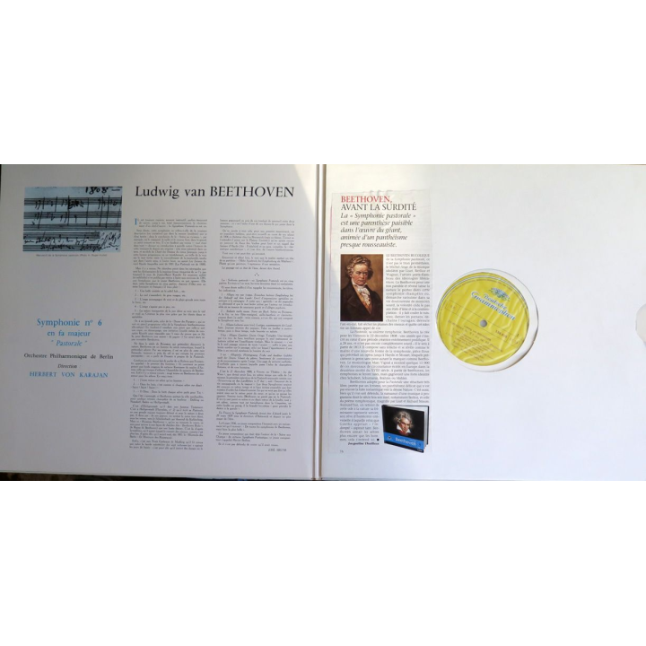 Disque 33 Tours Ludwig van Beethoven Symphonie n° 6 Pastorale Herbert von Karajan