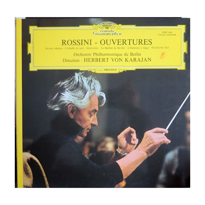 Disque 33 Tours Rossini Ouvertures  Herbert von Karajan