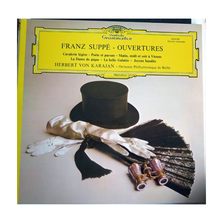 Disque 33 Tours Franz Suppé Ouvertures  Herbert von Karajan
