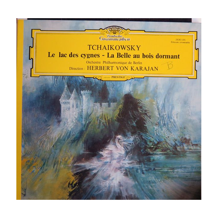 Disque 33 Tours Tchaikowsky Le Lac des Cygnes, la belle au bois dormant Herbert von Karajan