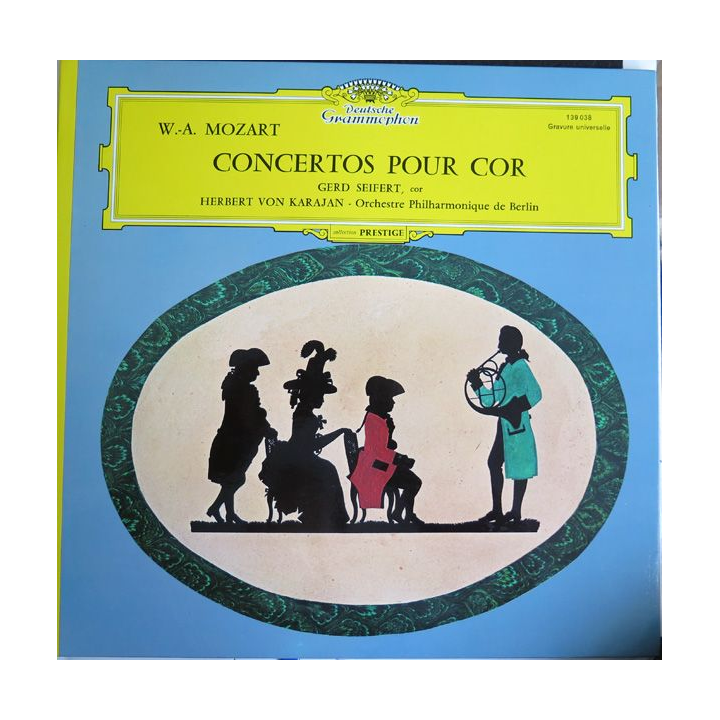 Disque 33 Tours W. A. Mozart Petite Concertos pour Cor gerd Seifert & Herbert von Karajan