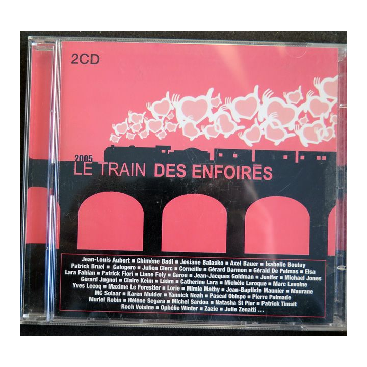 DISQUE CD Le train des Enfoirés 2 CD 