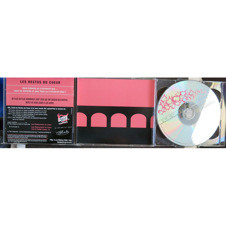DISQUE CD Le train des Enfoirés 2 CD 