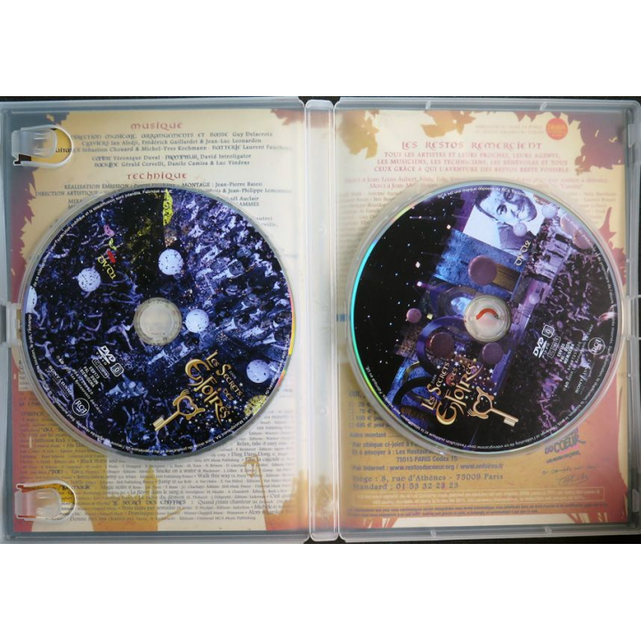 DVD : Les secrets des enfoirés 2 DVD