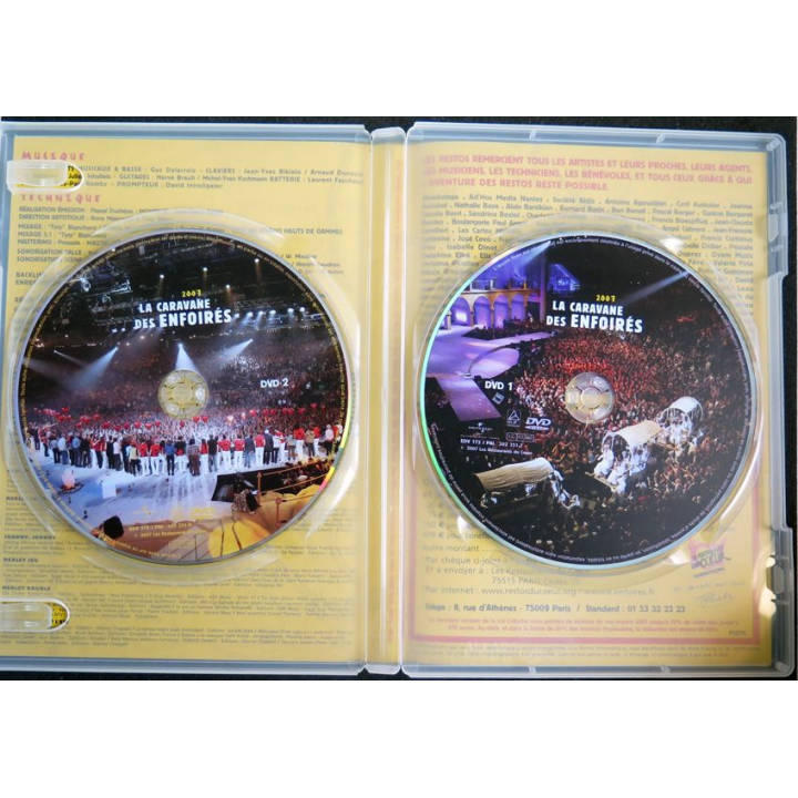 DVD : La caravane des enfoirés 2 DVD