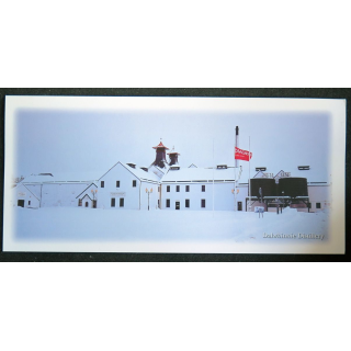 Carte postale Whisky Dalwhinnie Distillery 25 x 11,5 cm