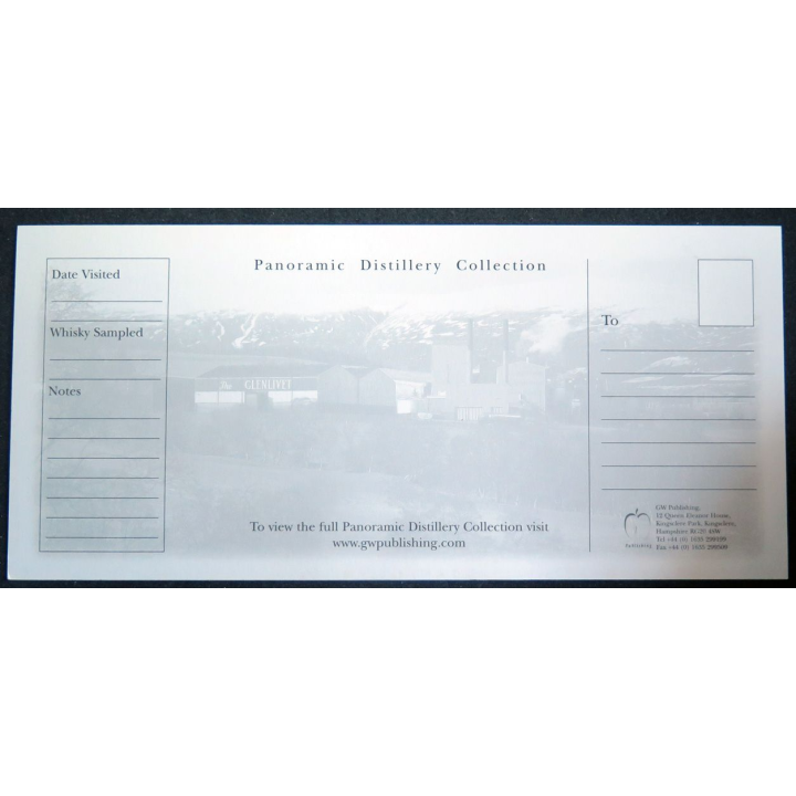 Carte postale Whisky Glenlivet Distillery 25 x 11,5 cm