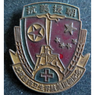 CHINE : insigne militaire chinois année 1940 - 1950