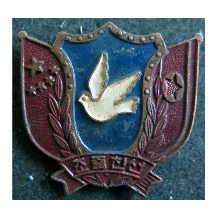 CHINE : insigne militaire chinois année 1940 - 1950