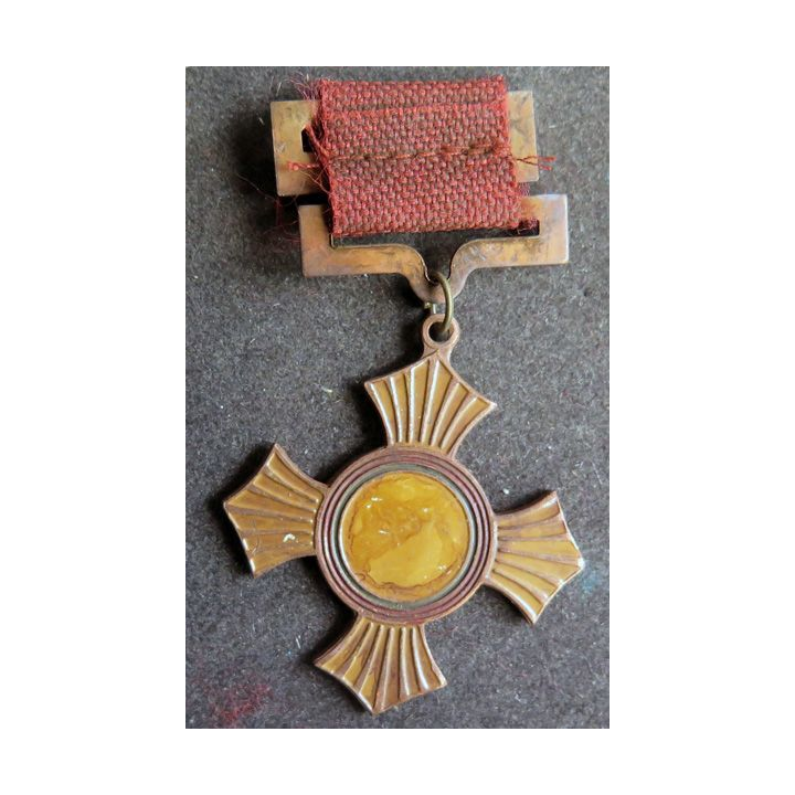 CHINE : Médaille du 2° front uniidu parti communiste chinois et du Kuomingtang pour la guerre sino japonaise