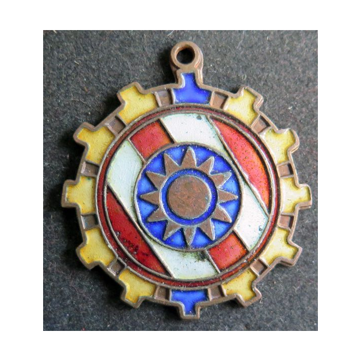 CHINE : médaille de l'école des transmissions du Kuomintang KMT