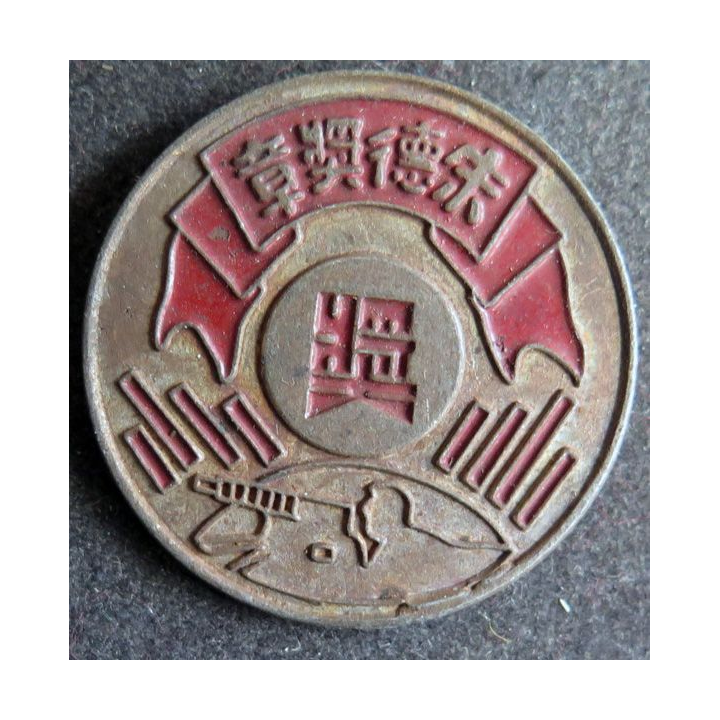 CHINE : insigne militaire chinois année 1940 - 1950