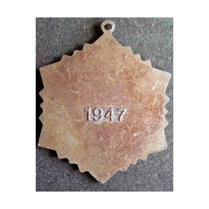CHINE : médaille émaillée de l'académie des cadres 1947 sans ruban