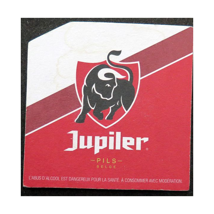DESSOUS DE VERRE A BIÈRE Jupiter Pils Belge 9 x 9 cm