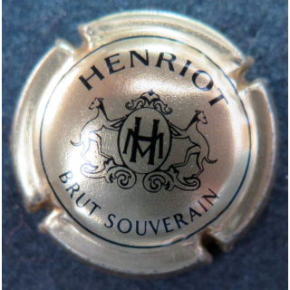 Capsule Muselet de bouteille de champagne HENRIOT n° 50 Brut souverain