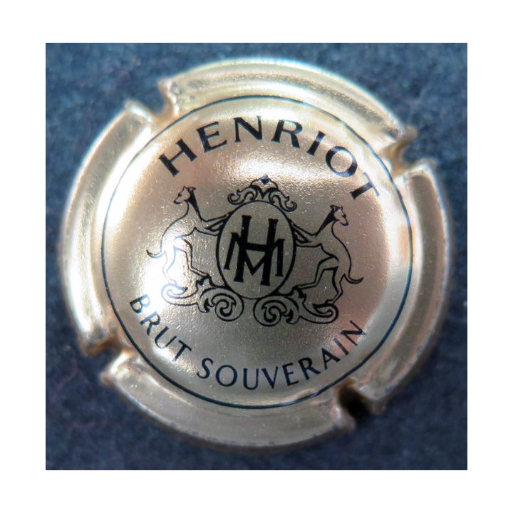 Capsule Muselet de bouteille de champagne HENRIOT n° 50 Brut souverain