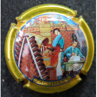 Capsule Muselet de bouteille de champagne JACQUART n° 11b le remuage
