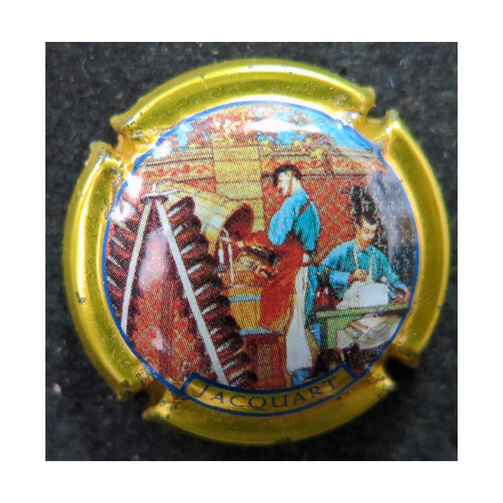 Capsule Muselet de bouteille de champagne JACQUART n° 11b le remuage