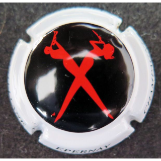 Capsule Muselet de bouteille de champagne De CASTELLANE n° 87h 6° série fond blanc