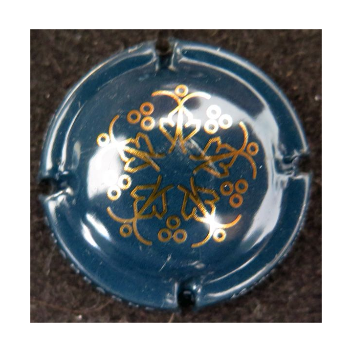 Capsule Muselet de bouteille de champagne Nicolas FEUILLATTE n° 60d bleu et or