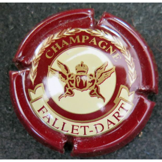 Capsule Muselet de bouteille de champagne FALLET-DART n° 8 Bordeaux