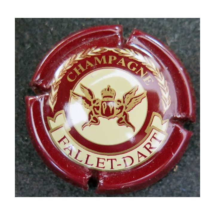 Capsule Muselet de bouteille de champagne FALLET-DART n° 8 Bordeaux