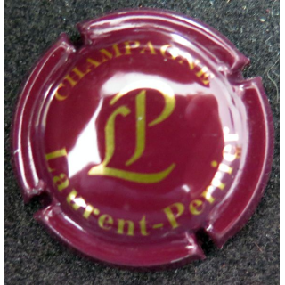 Capsule Muselet de bouteille de champagne LAURENT-PERRIER n° 47 violet foncé et or