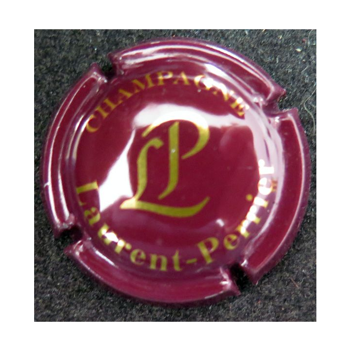 Capsule Muselet de bouteille de champagne LAURENT-PERRIER n° 47 violet foncé et or