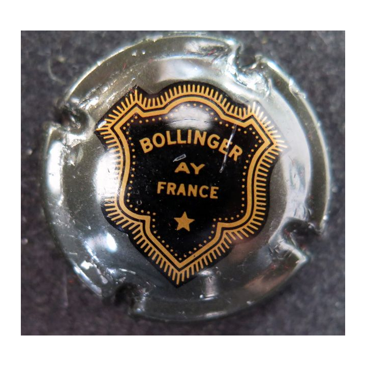 Capsule Muselet de bouteille de champagne BOLLINGER n° 32 Kaki métallisé