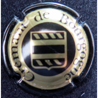 Capsule Muselet de bouteille de S.I.C.A SAINT BRIS LE VINEUX n° 1 Noir et Or