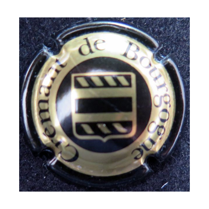 Capsule Muselet de bouteille de S.I.C.A SAINT BRIS LE VINEUX n° 1 Noir et Or