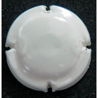 Capsule Muselet de bouteille de vin mousseux tout blanc