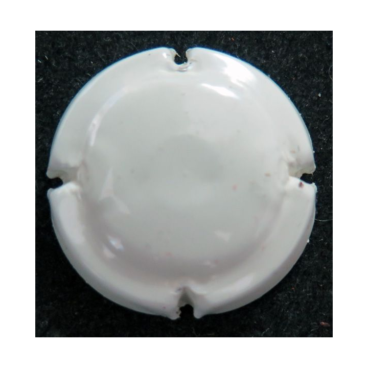 Capsule Muselet de bouteille de vin mousseux tout blanc
