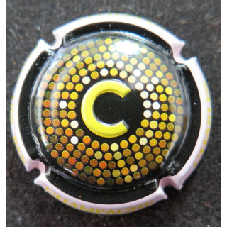 Capsule Muselet de bouteille de champagne CLEMENT Charles n° 29b ctr rose C estampé