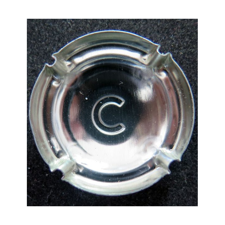 Capsule Muselet de bouteille de champagne CLEMENT Charles n° 29b ctr rose C estampé