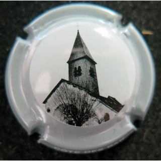 Capsule Muselet de bouteille de champagne COTE DES BAR n° 17c contour gris