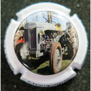 Capsule Muselet de bouteille de champagne LESEURRE Gilles n° A14c tracteur gris