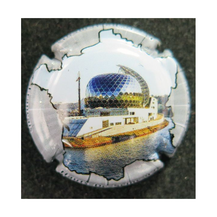 Capsule Muselet de bouteille de champagne GENERIQUE Les Départements Français 92