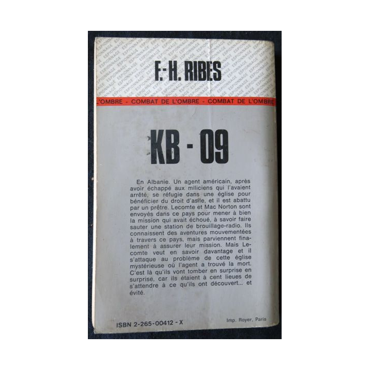 Lecomte destruction en chaine de F.H. Ribes aux Editions Fleuve Noir