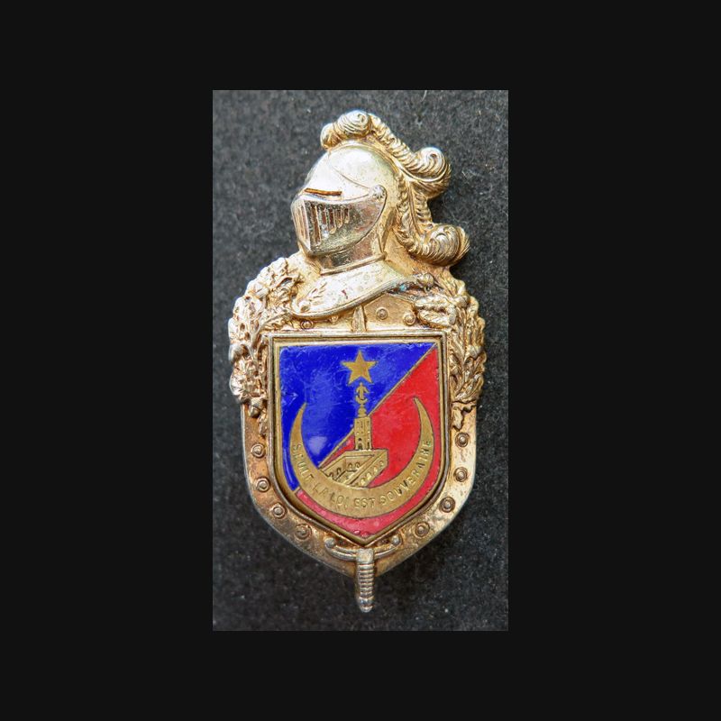 10° LG BIS 10° Légion Gend Bis Oran écu émail et plateau doré Drago Romainville