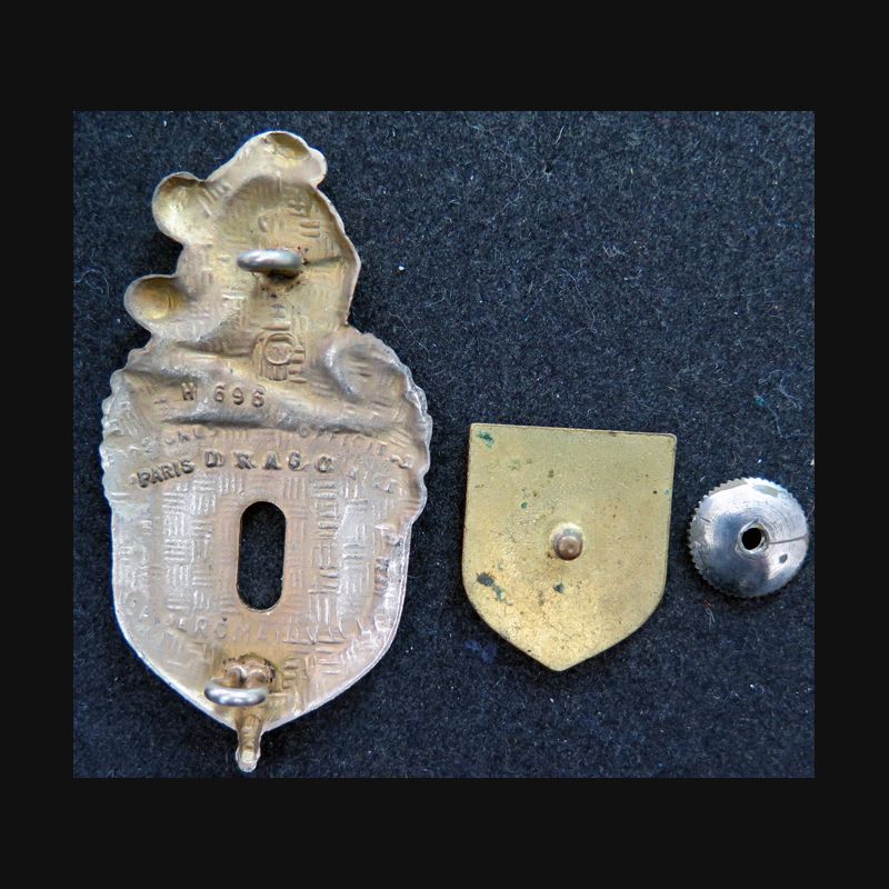 10° LG BIS 10° Légion Gend Bis Oran écu émail et plateau doré Drago Romainville