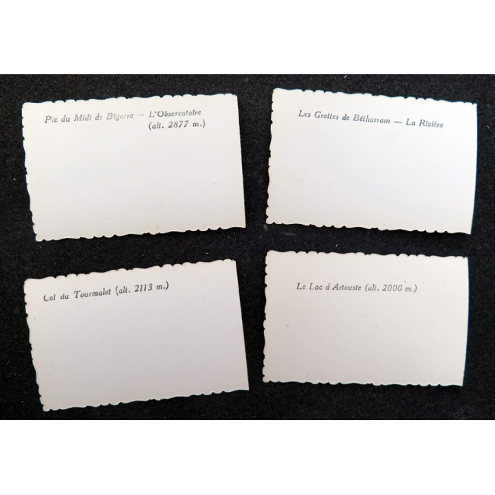 Lot de 16 cartes photographiques Les Pyrénées 7 x 4,5 cm