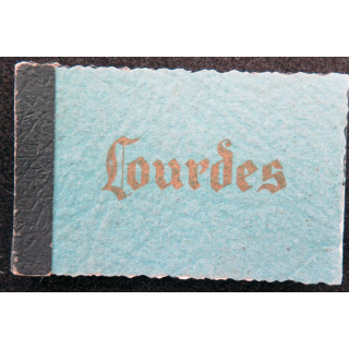 Lot de 15 cartes photographiques Lourdes en couleur 7 x 4,5 cm années 1950