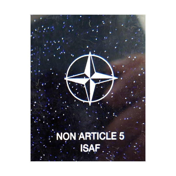 OTAN : médaille commémorative de l'OTAN avec barrette "ISAF" en Afghanistan