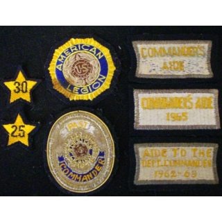 USA : LOT DE 6 PATCHES DE L'AMERICAN LEGION